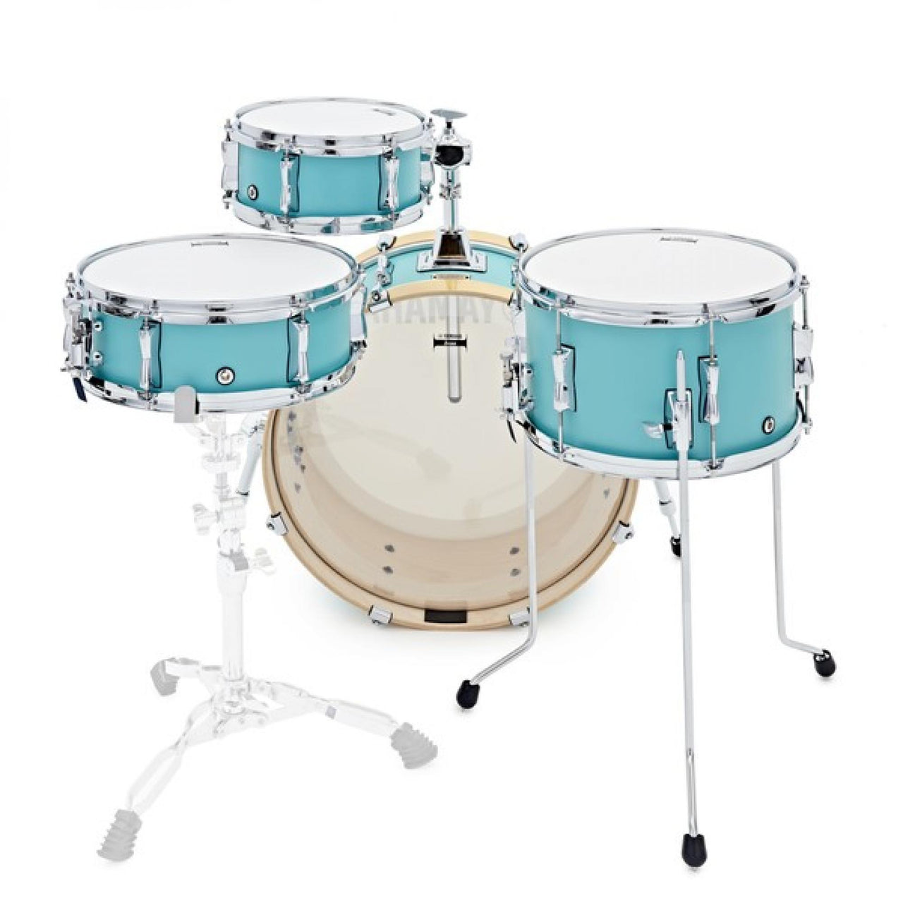 Bateria Yamaha Stage Custom Matte Surf Green, Sbp0f4hmsg