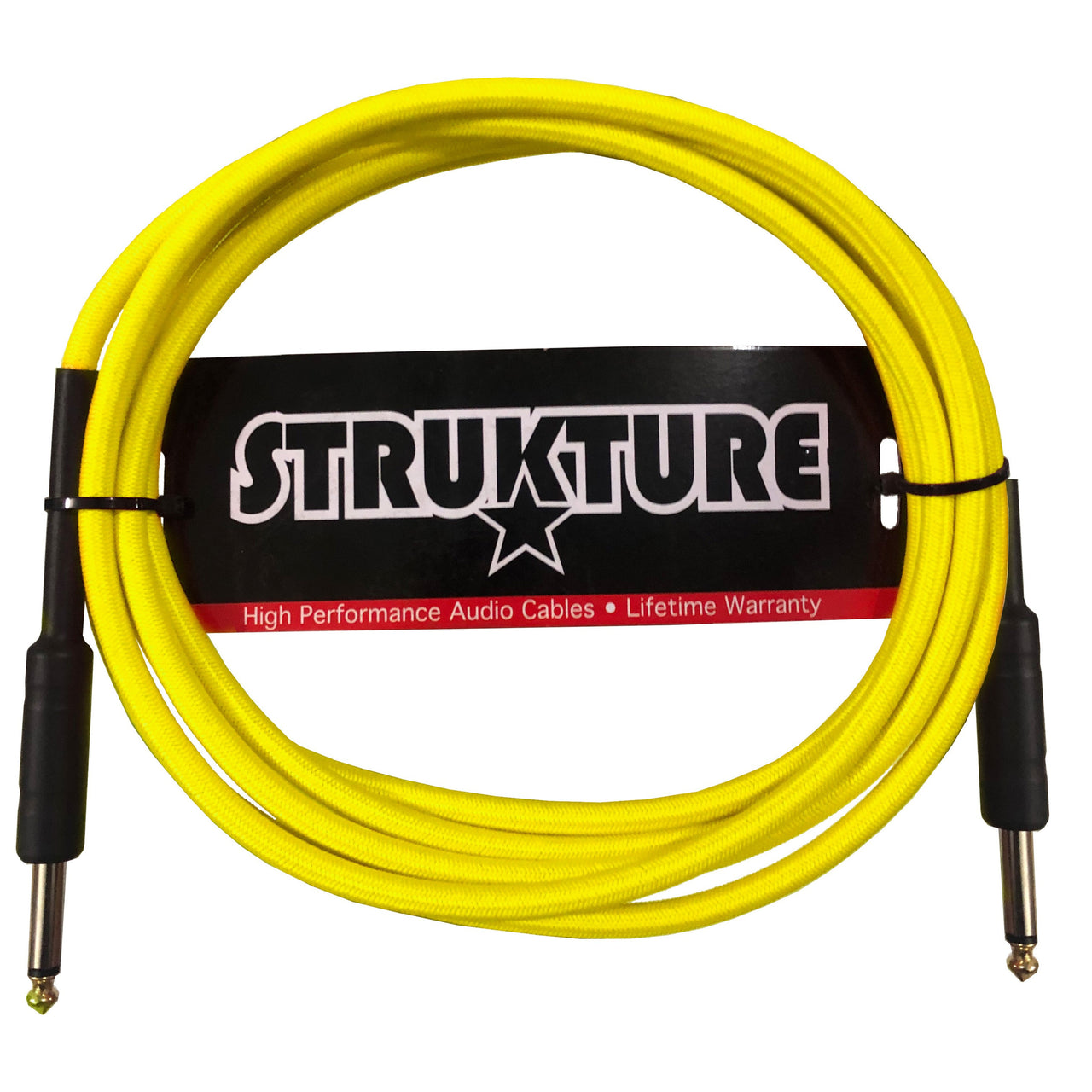 Cable Struktur Sc10ny Para Instrumento 3.05 Metros Textil Amarillo Neon