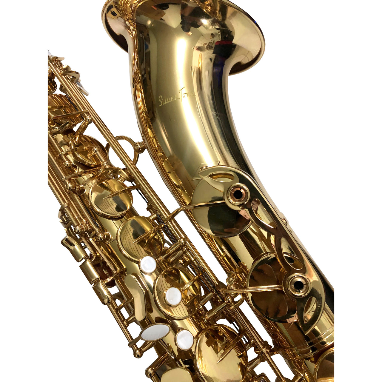 Sax Tenor Silvertone Slsx028-i Sib Dorado Tipo Yamaha