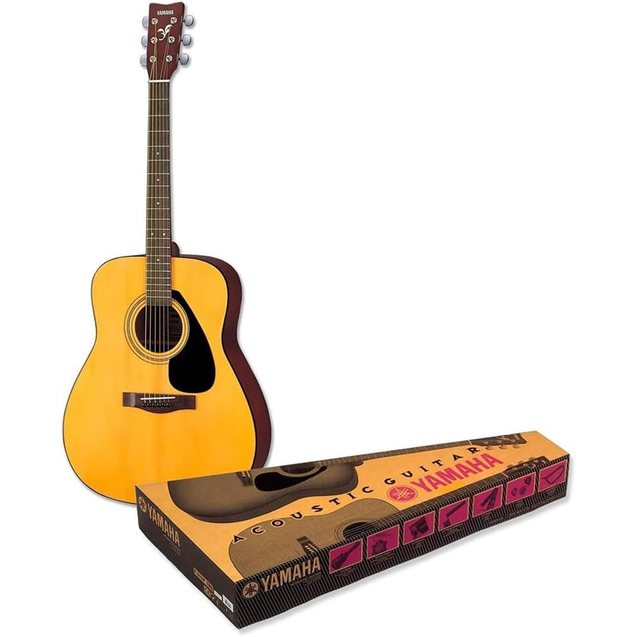 Paquete Yamaha Guitarra Acústica Folk C/Funda Thaly Y Afinador F310p