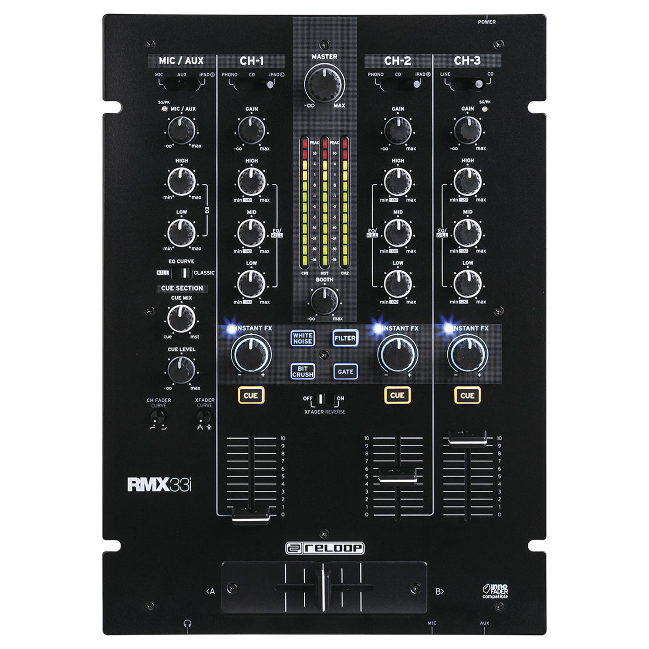 Mezcladora Reloop Rmx-33i facil configuracion Kill o Classic