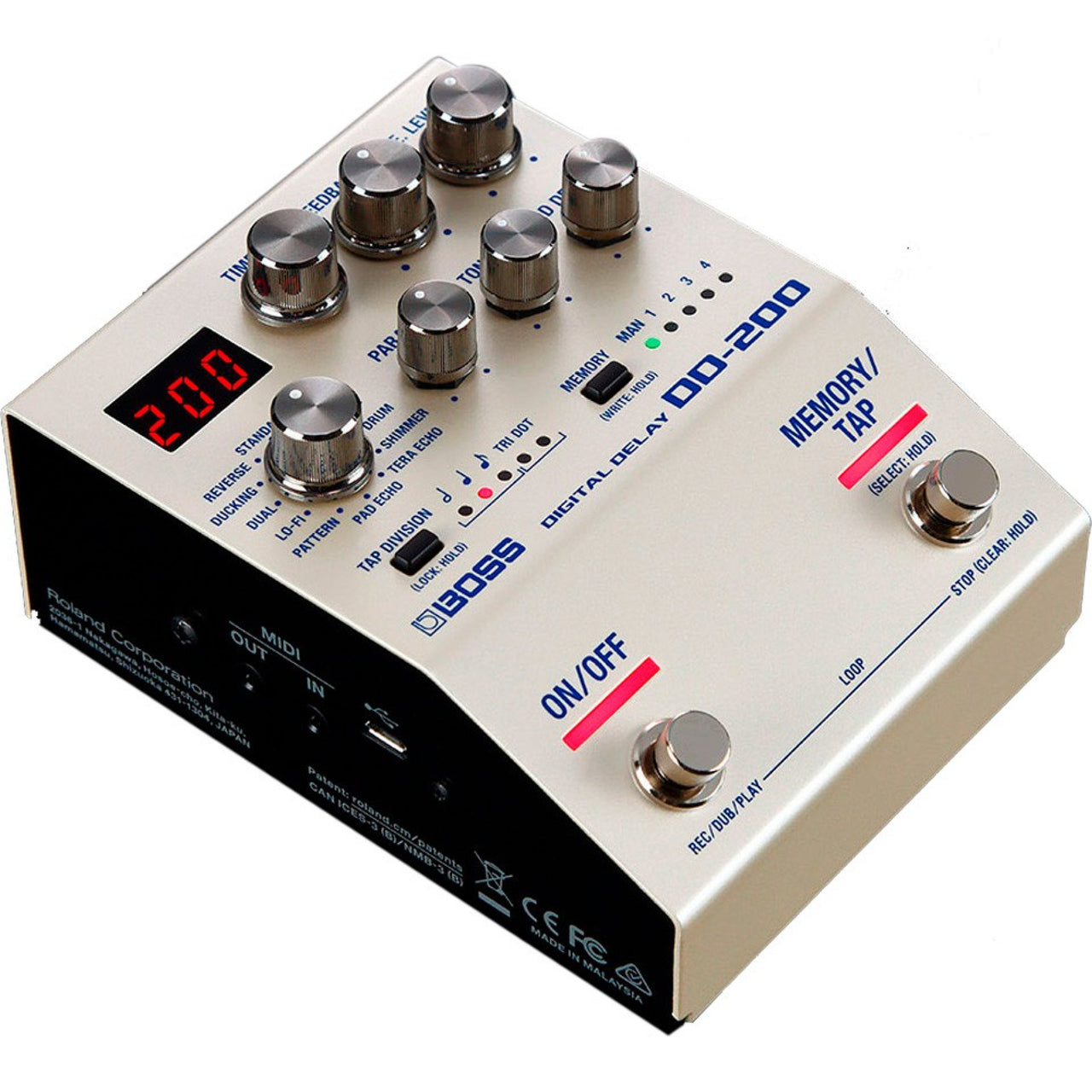 Pedal Efecto Boss Dd-200 Digital Delay