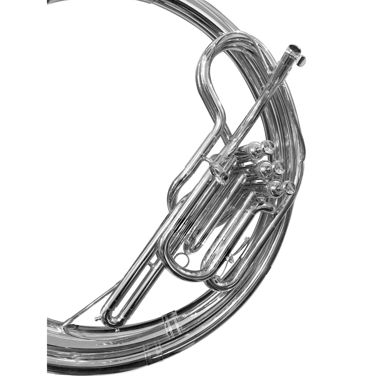 Sousafon O Tuba Silvertone Niquelada 26" Pabellon, Slss012