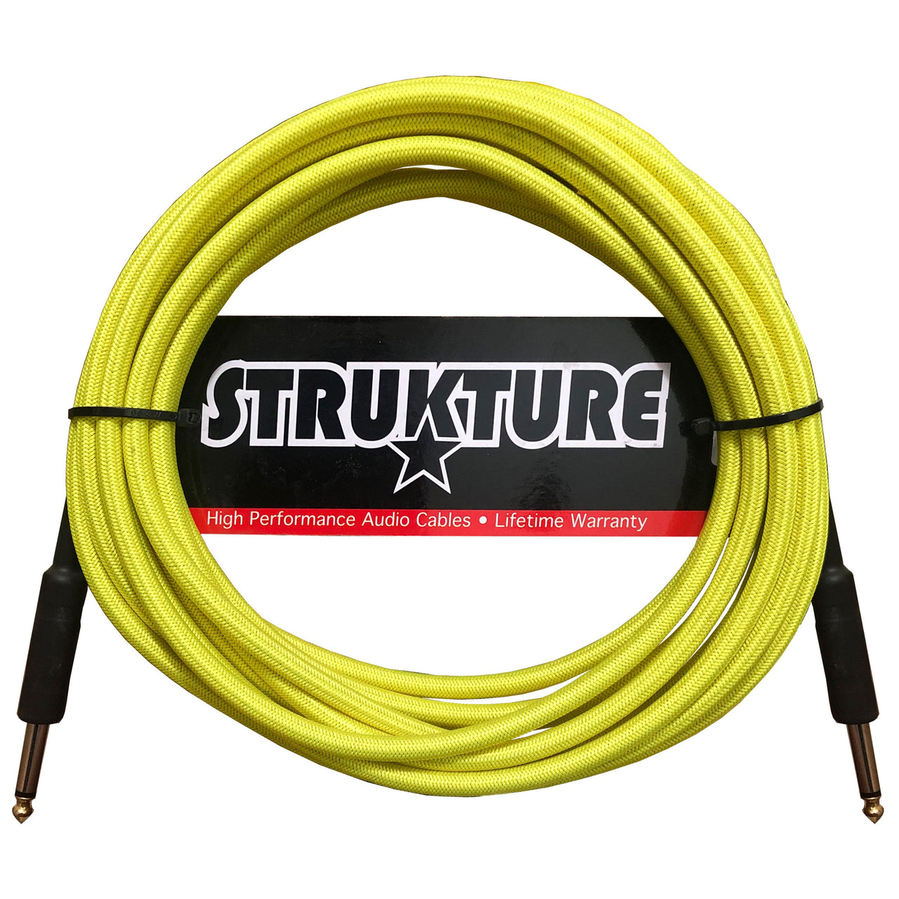 Cable Strukture Sc186ny Para Instrumento 5.7 Metros Amarillo