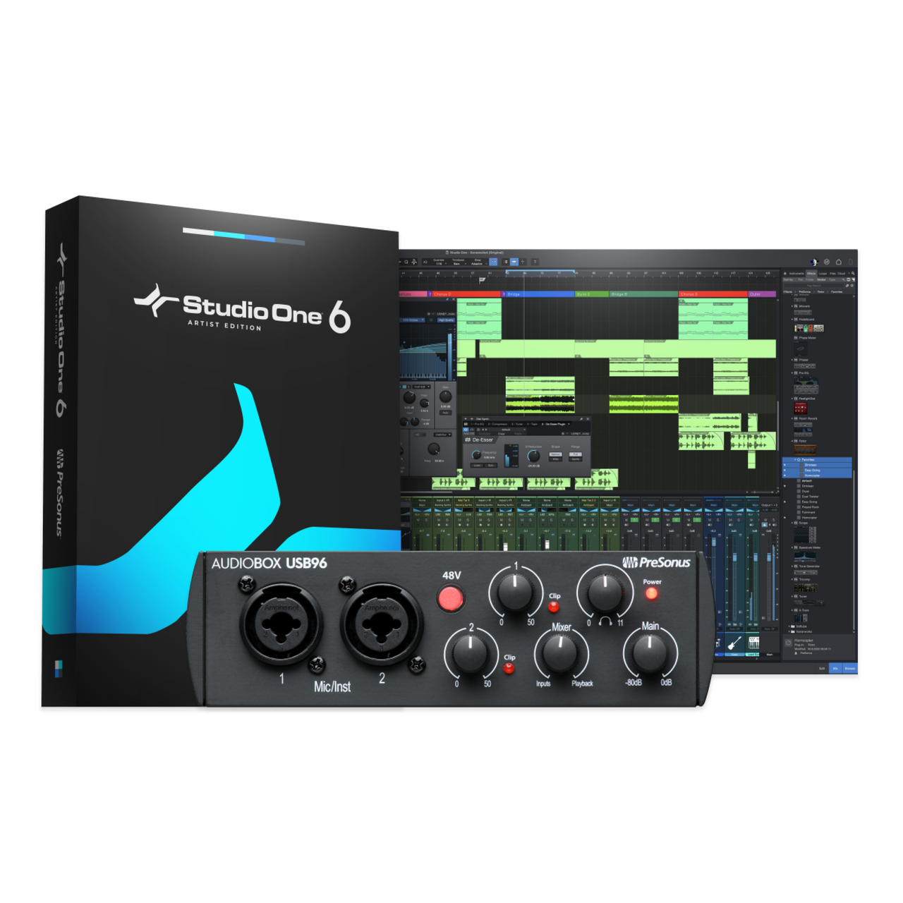 Interfaz Presonus Audiobox Usb 96k 25 Aniversario, 2777700105