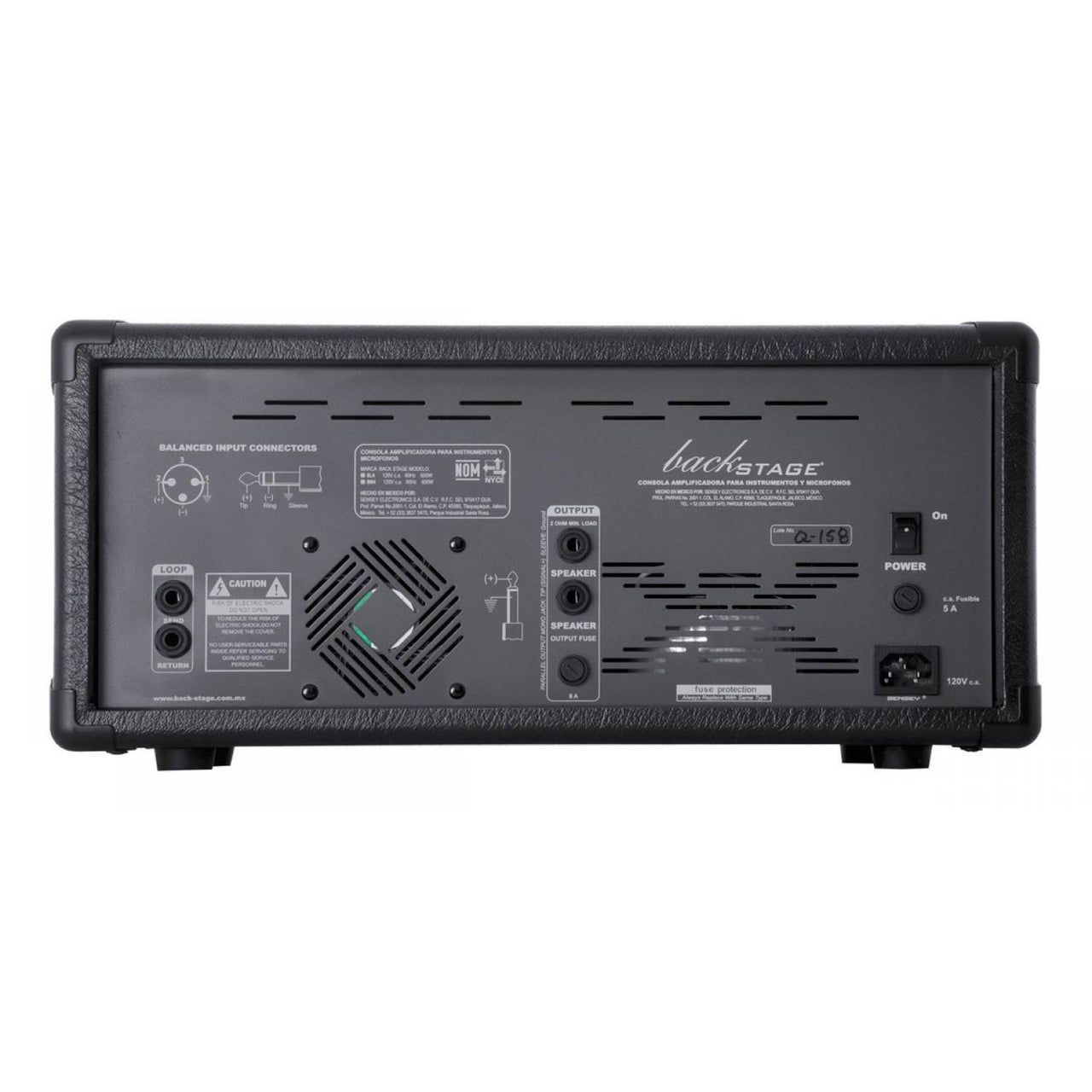 Consola Amplificada Backstage 8l4 Usb, 8 Ch