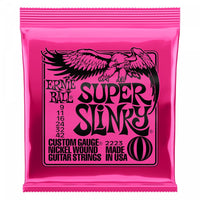 Thumbnail for Encordadura Ernieball Para Guitarra Electrica Superslinky Rosa, 2223