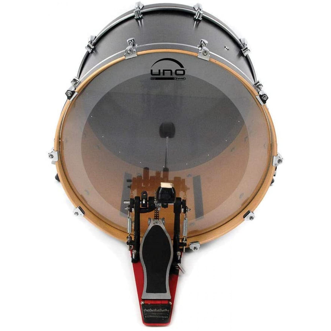 Parche Evans Uno Ubd22eq4 Clear Para Bombo De Bateria 22 Pulgadas