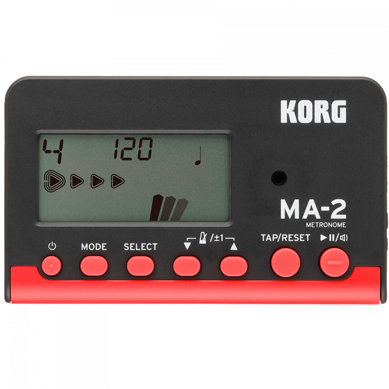 Metronomo Korg Digital negro rojo ma-2-bkrd