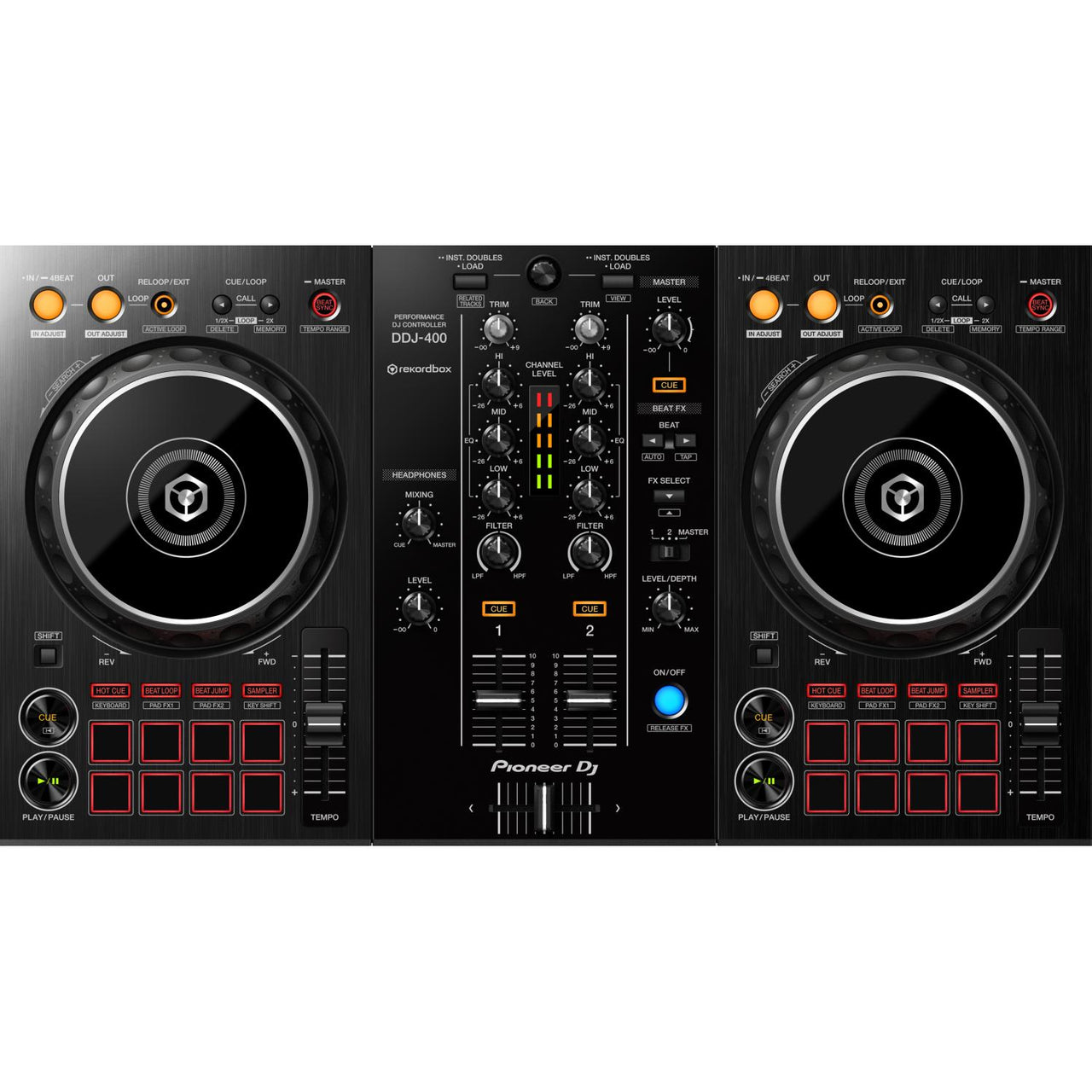 Controlador Profesional Pioneer P/dj Negro, Ddj-400