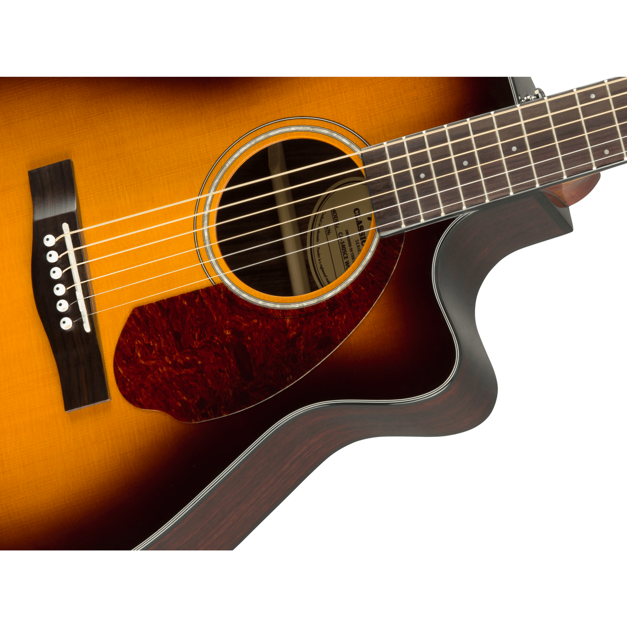 Guitarra Electroacustica Fender Cc-140sce Concert Sb W/c, 0970253332