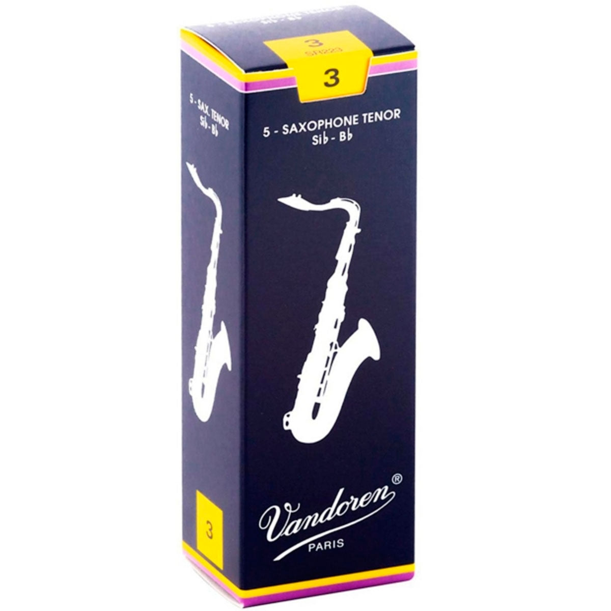 Paquete De 5 Cañas P/Sax Tenor Vandoren No. 3, 3