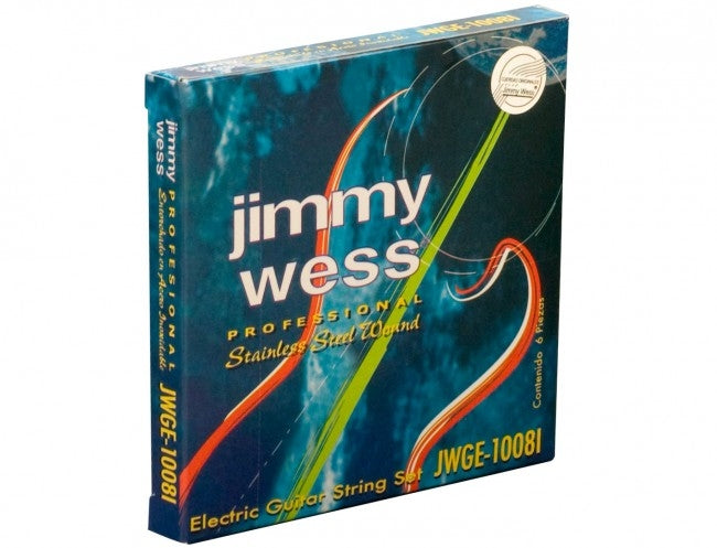 Encordadura Jimmy Wess Para Guitarra Electrica Pro A.Inox 008,Wa1008
