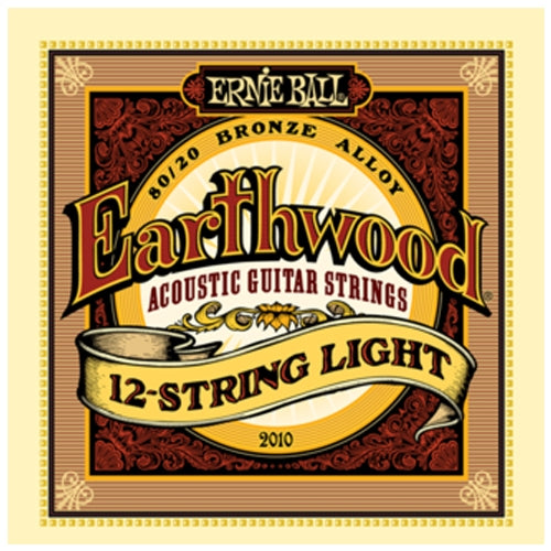 Juego De Cuerdas Ernie Ball P/Guitarra. Earthwood 12 Cuerdas, 2010