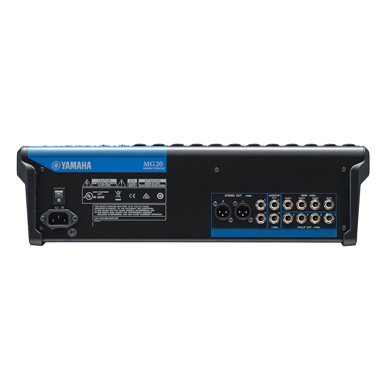 Mezcladora Yamaha 20 Canales, Mg20
