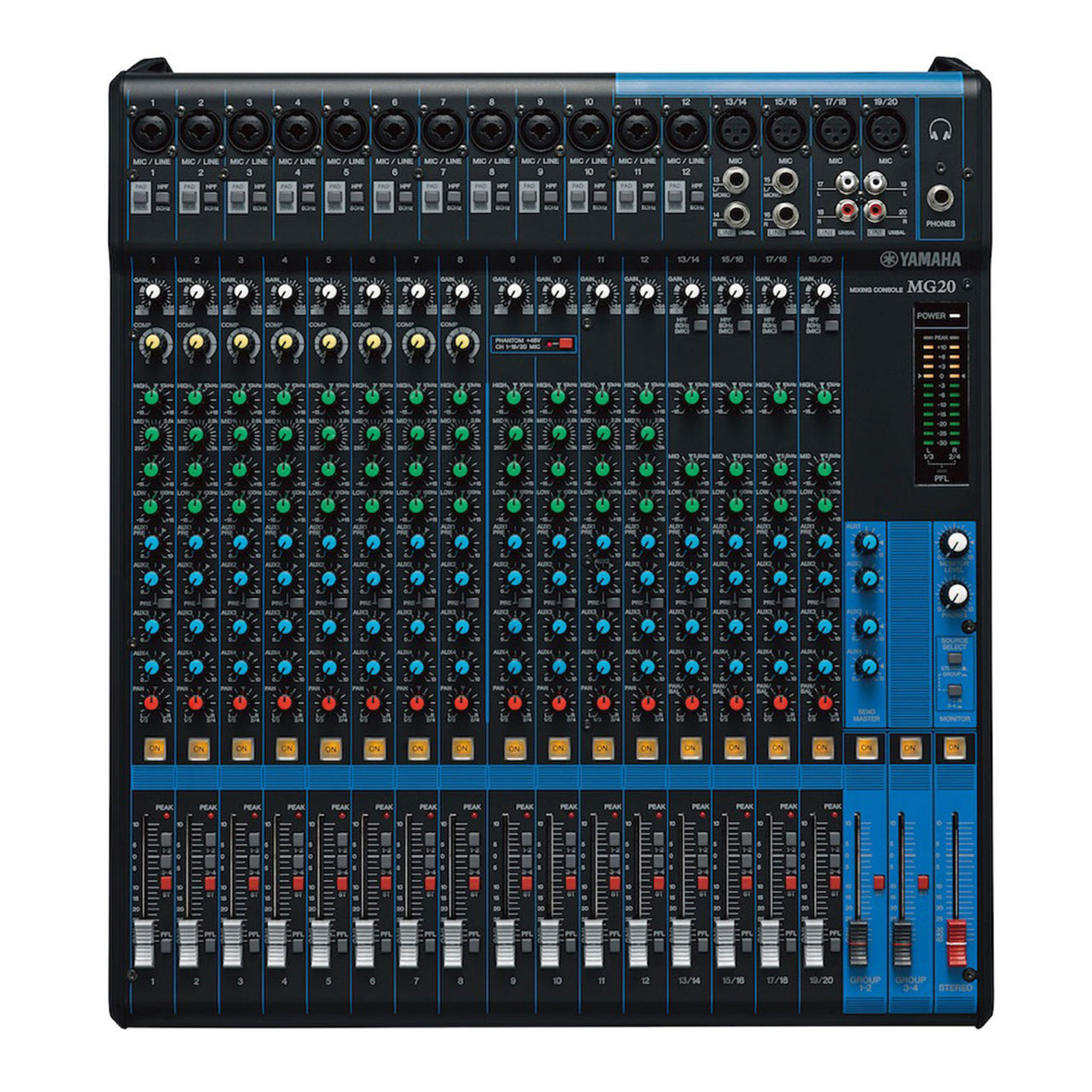 Mezcladora Yamaha 20 Canales, Mg20