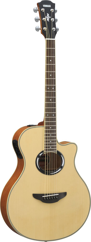 Guitarra Electroacustica Yamaha Apx Natural Cuerdas De Acero, Apx500iiint