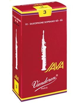 Paquete De 10 Cañas P/Sax Soprano Vandoren Java Filed No. 3 1/2, 3.5