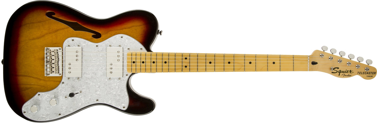 Guitarra Electrica Fender Squier Vm 72 Thinline Mn 3ts, 0301280500 Mina