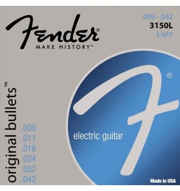 Juego De Cuerdas Fender Guitarra Eléctrica Original Bullets 09-42,3150l, 0733150403