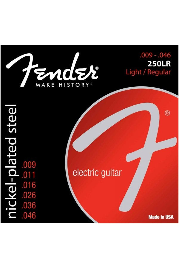 Juego De Cuerdas Fender Guitarra Eléctrica 09-46, 250lr, 0730250404