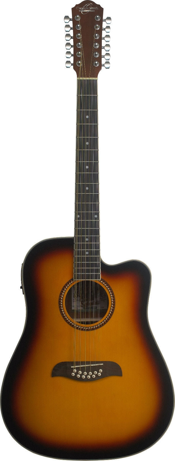 Guitarra Electroacustica Oscar Schmidt 12cdas. Sombreada, Od312cetos