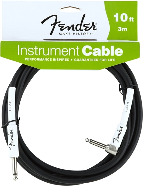 Cable Fender Plug A Plug 3mts. Negro, 0990820006