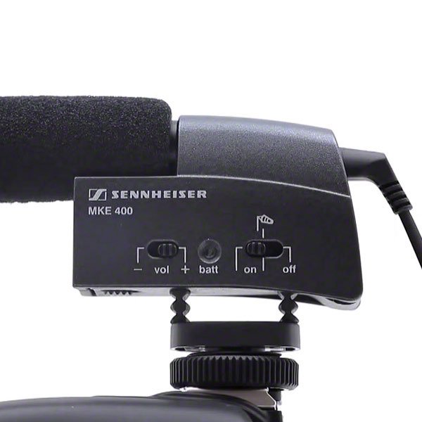 Microfono Sennheiser Direccional Tipo Cañon Para Video Camara Mke400