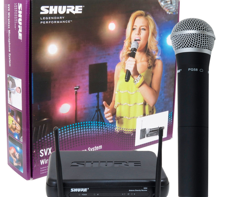 Micrófono Shure Vocal Inalámbrico, Svx24us/Pg58-J9