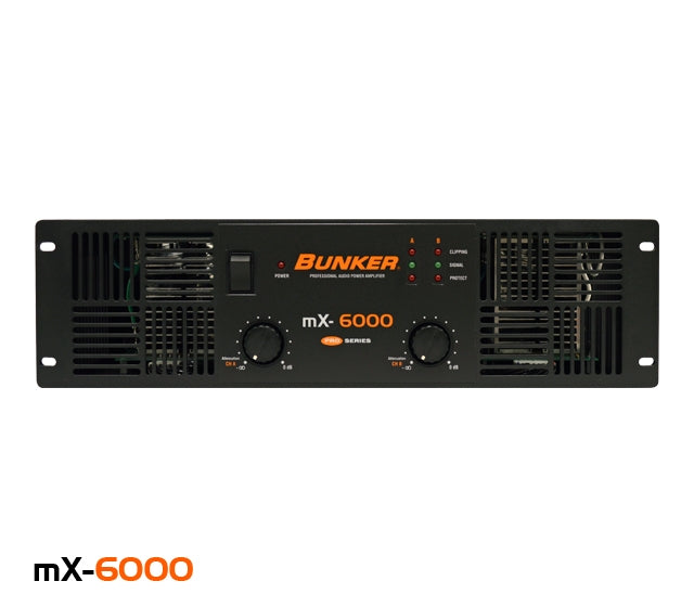 Amplificador De Potencia Bunker 6000w, Mx-6000