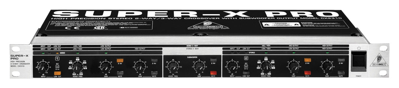 Crossover Behringer Electronico, Cx2310
