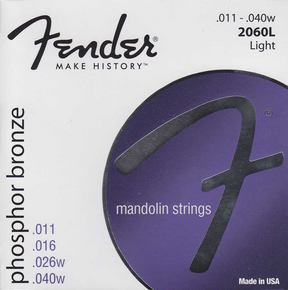 Juego De Cuerdas Fender Para Mandolina Bronce, 2060 L 0732060403