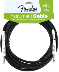 Thumbnail for Cable Fender Para Guitarra Negro 4.5 Mts. 0990820047