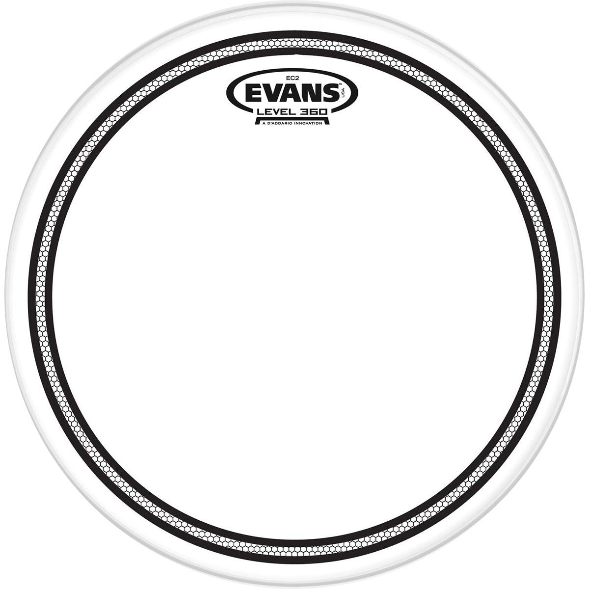 Parche Evans B12EC2S 12 pulgadas Rugoso Con Sordina