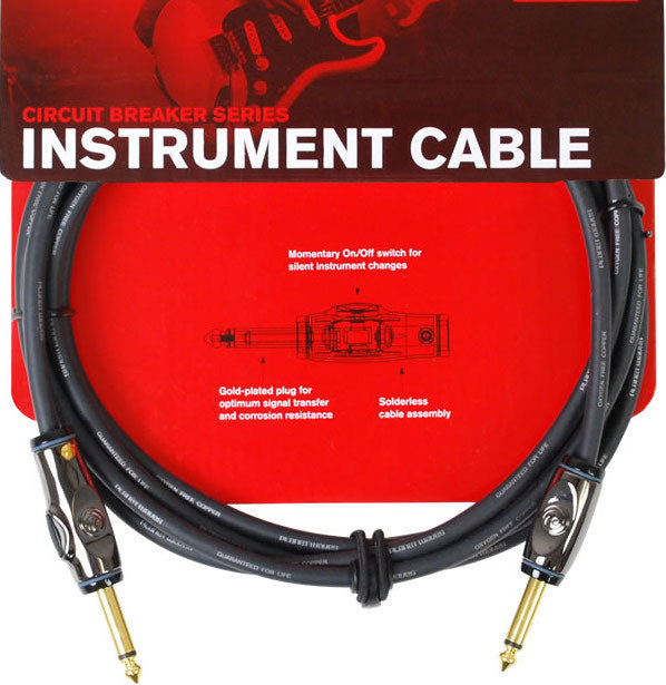 Cable Planet Wave P/Instrumento C/Switch On/Off 6 Mts. Pw-Ag-20