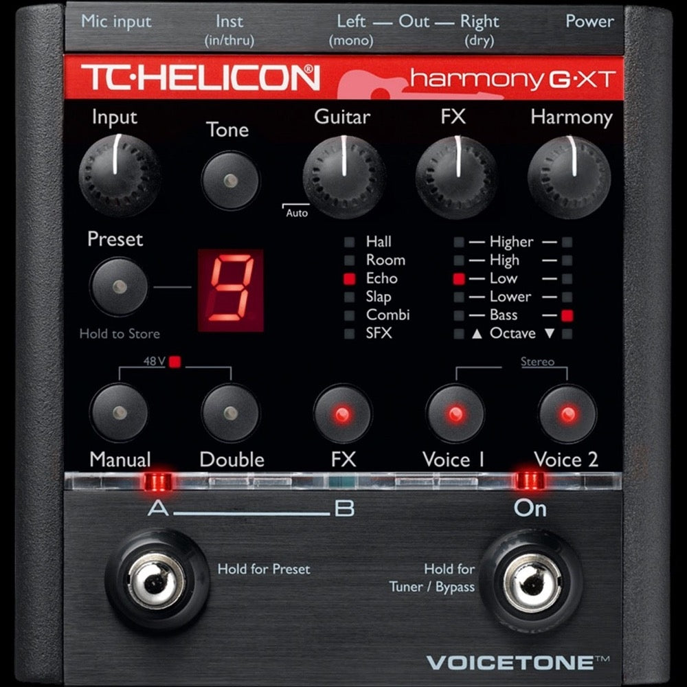 Procesador De Efectos Voice T Harmony G Xt Para Guitarra Y Voz
