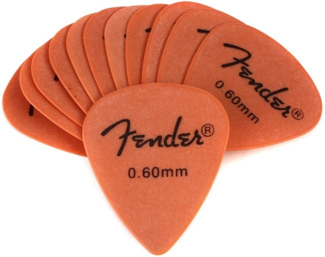 Púa Fender Rock-On Thin/Médium .60mm (12pzas) 0987351750