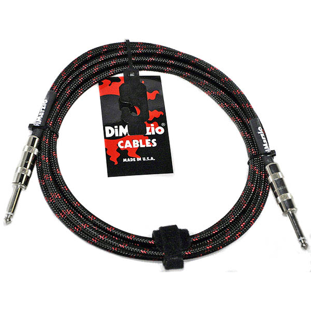 Cable Dimarzio Para Instrumento 3mts Negro/Rojo Ep1710ssbr