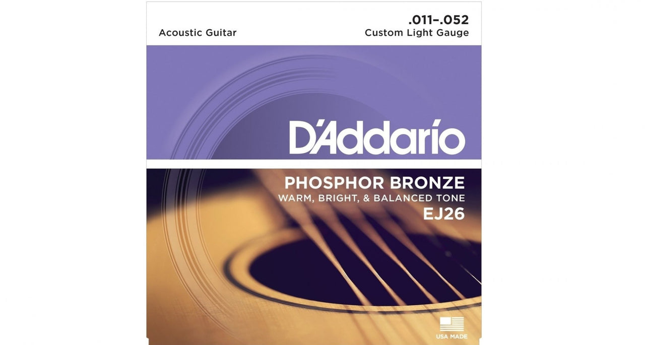 Juego De Cuerdas D Addario P/Guitarra Electroacus. Bronze, Ej-26
