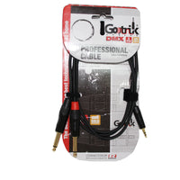 Thumbnail for Cable Gotrik 2 Plug 6.3 A Plug 3.5, 1.5 Mts G2p6p3y-1.5b