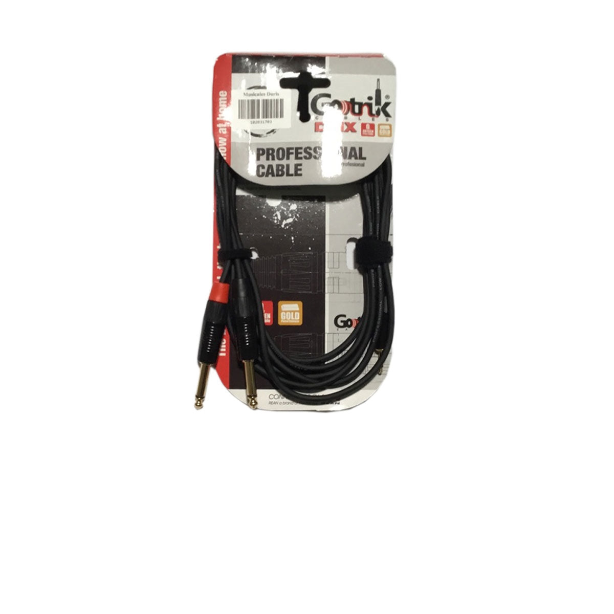 Cable Gotrik 2 Plug 6.3 A Mini Plug 3.5 3 Metros De Largo G2p6p3y-3b