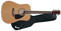 Thumbnail for Guitarra Acustica Fender Cdas De Acero C/Funda Fa-100, 0971110121