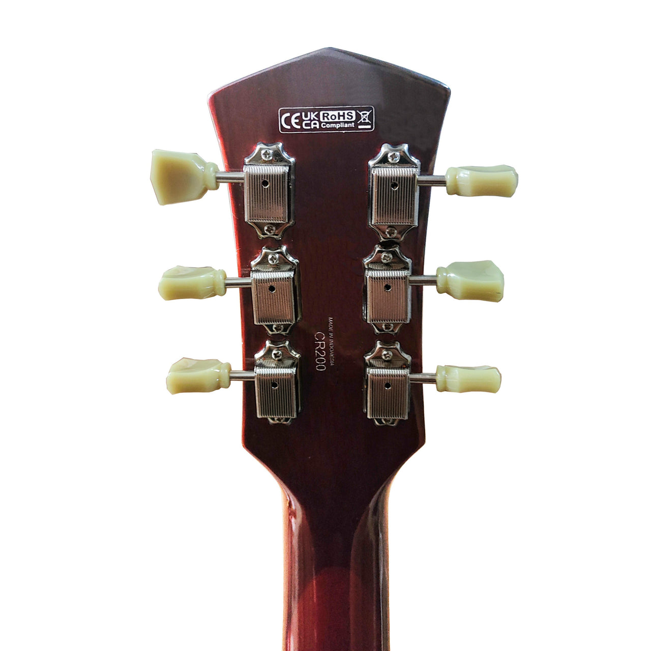 Guitarra Electrica Cort "classic" Dorada Transparente, Cr200 Gt
