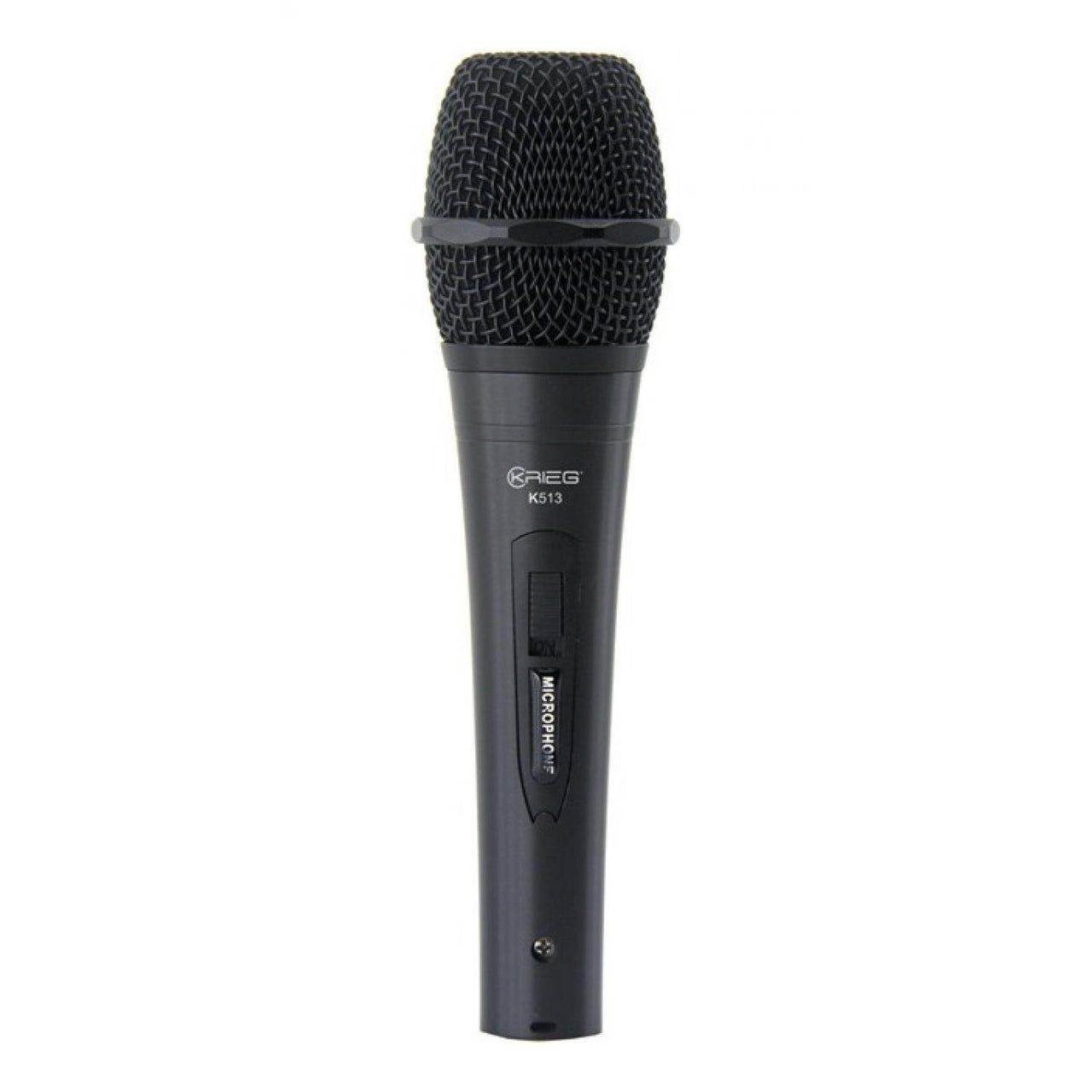 Microfono Krieg Vocal Con Cable Negro, K-513
