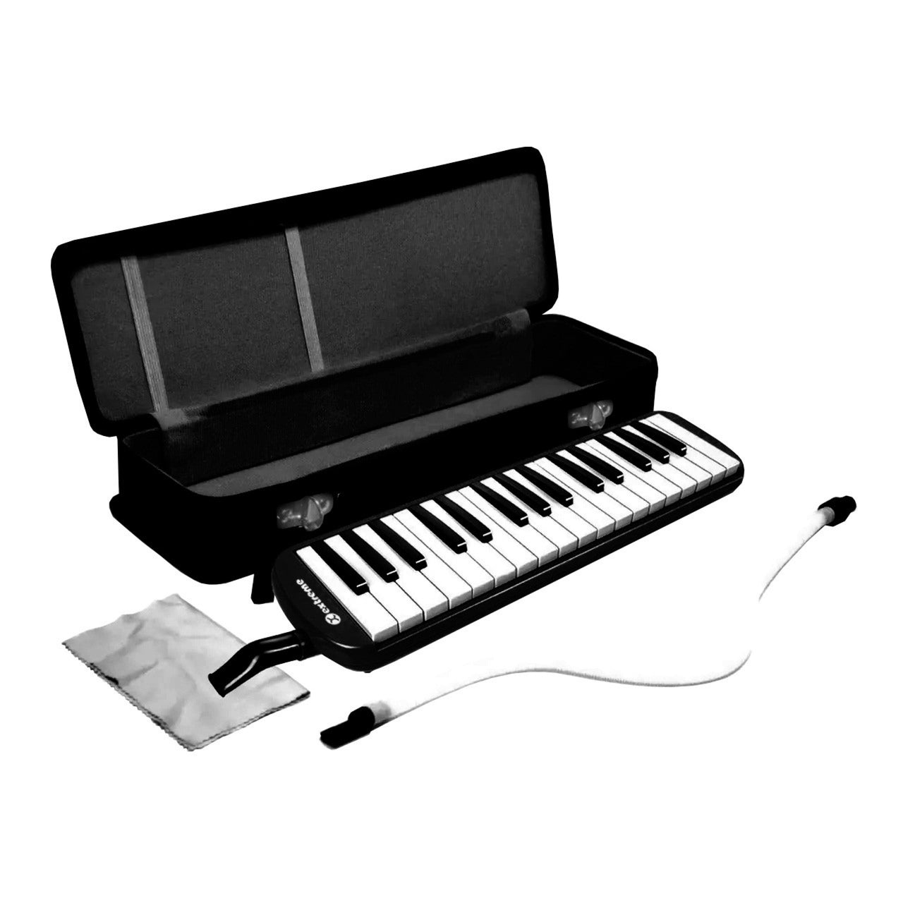 Melodica Extreme 32 Teclas 2 1/2 Octavas C/ Estuche Negra, Exml004