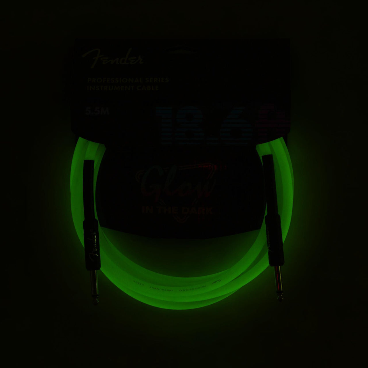 Cable Fender Pro 5.5 Metros Glow In Dark Verde 0990818119