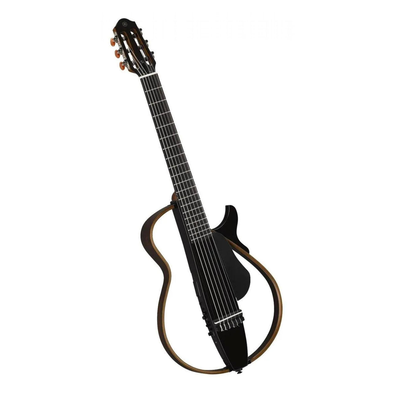 Guitarra Yamaha Silent Cuerdas De Nylon Translucent Black, Slg200ntbl