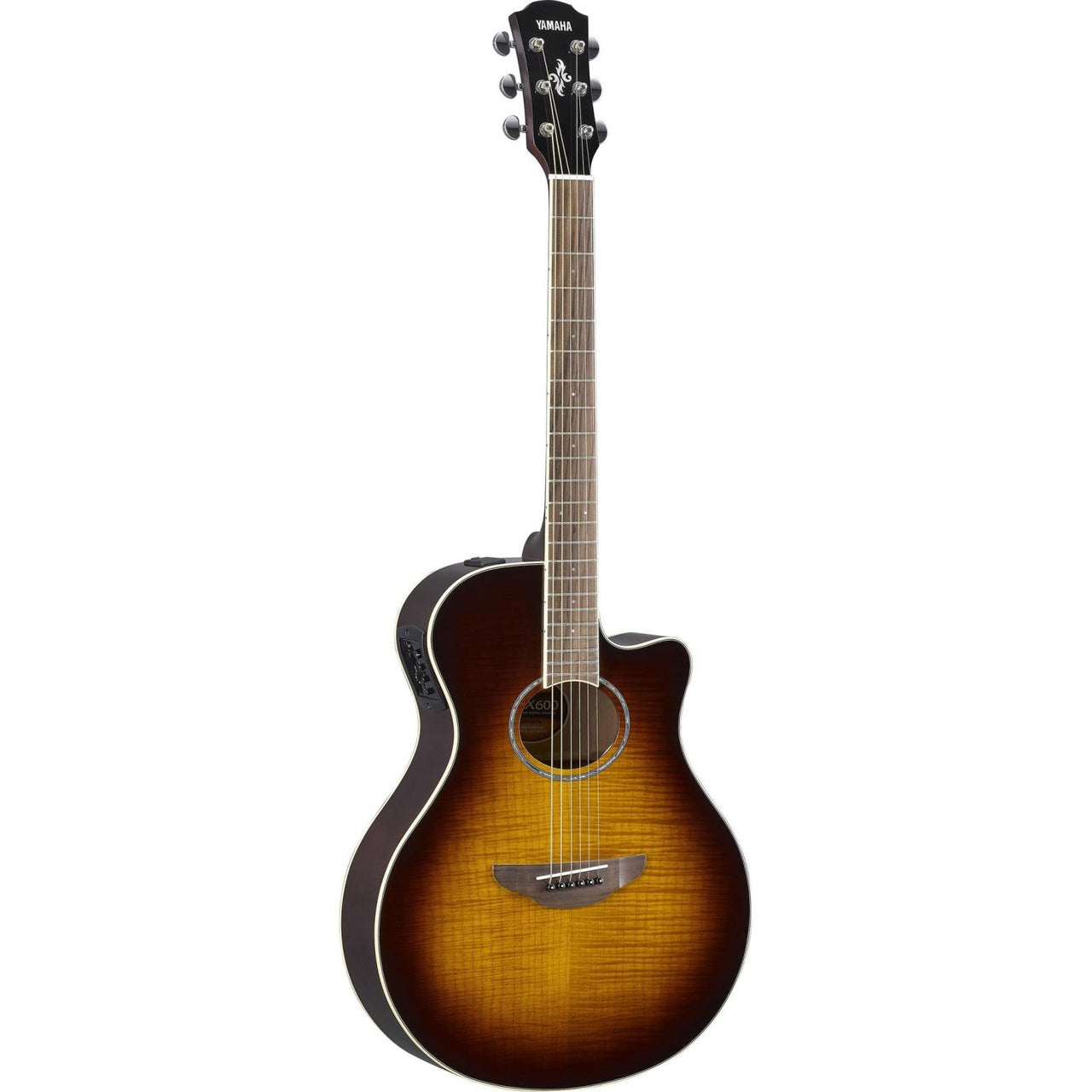 Guitarra Electroacustica Yamaha Sombreado, Apx600fm-Tbs