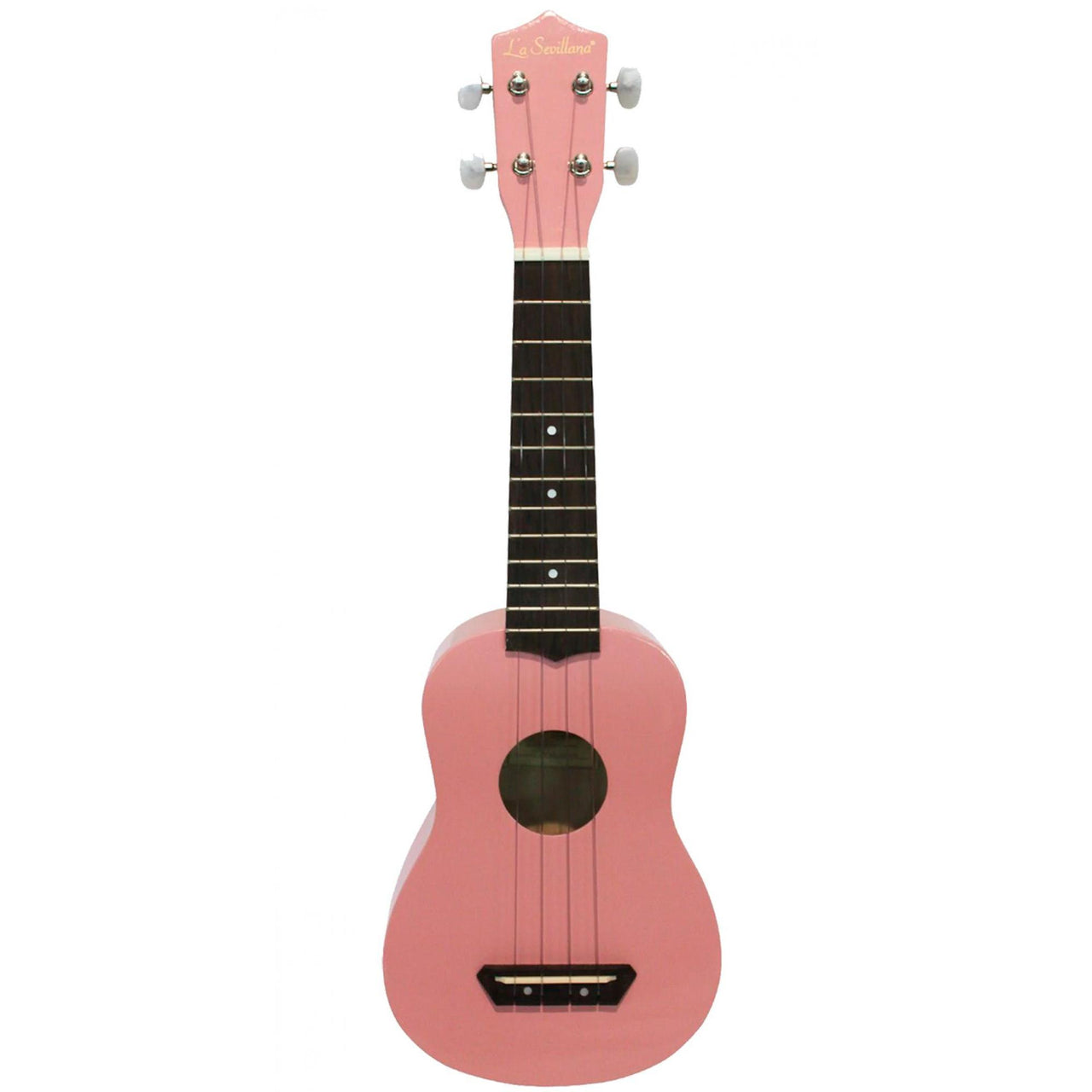 Ukulele La Sevillana Svuke-100pnk Con Funda Rosa