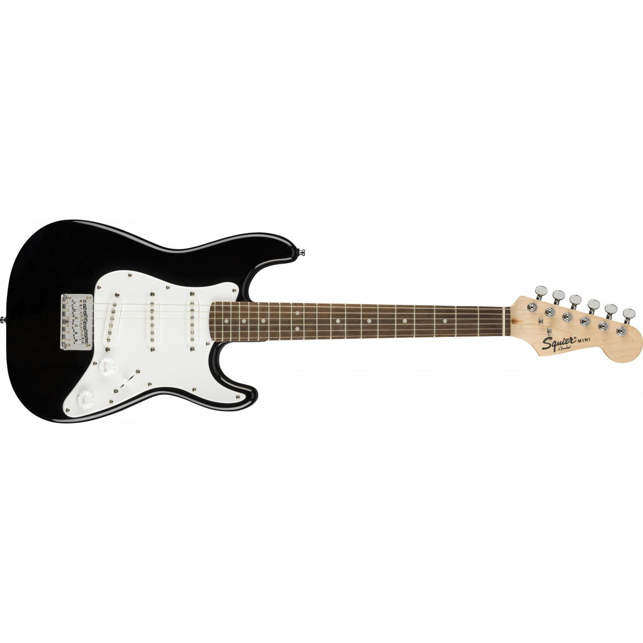 Guitarra Electrica Fender Squier Mini Stratocaster Laurel Fingerboard Negra 0370121506